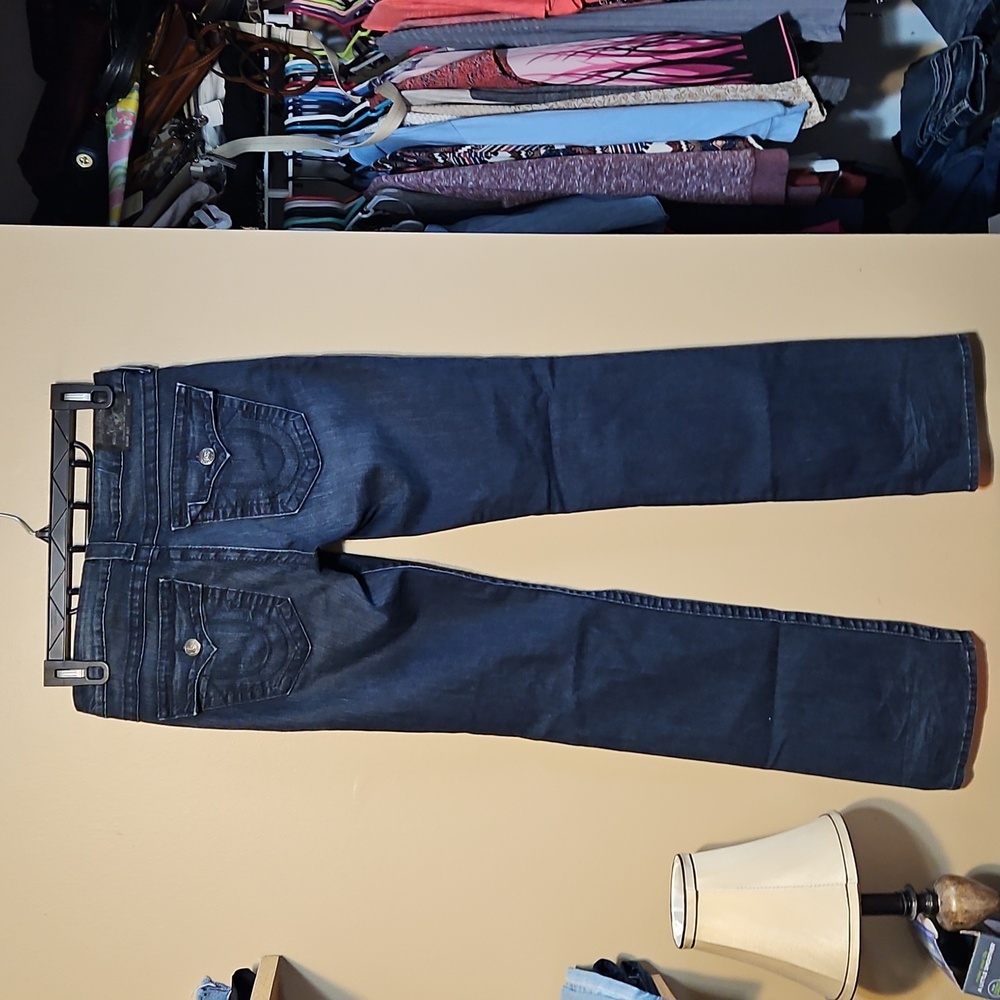True Religion Dark Wash Boot Cut Jeans - Picture 5 of 12